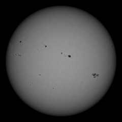 Image of Sun's photosphere