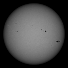 Image of Sun's photosphere