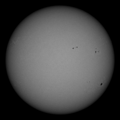 Image of Sun's photosphere