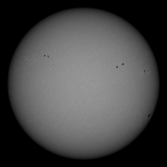 Image of Sun's photosphere