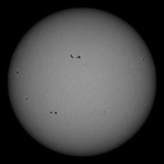 Image of Sun's photosphere