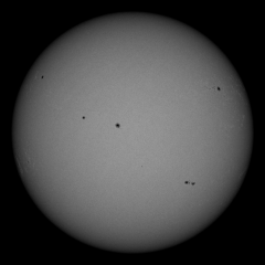 Image of Sun's photosphere