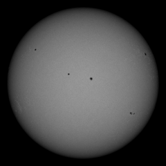 Image of Sun's photosphere