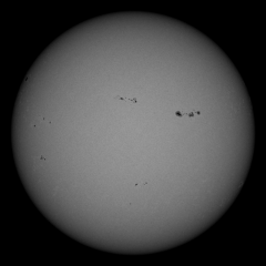 Image of Sun's photosphere