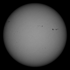 Image of Sun's photosphere