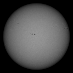 Image of Sun's photosphere