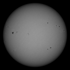 Image of Sun's photosphere