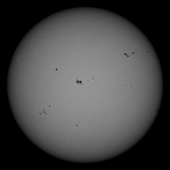 Image of Sun's photosphere