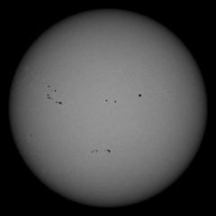 Image of Sun's photosphere