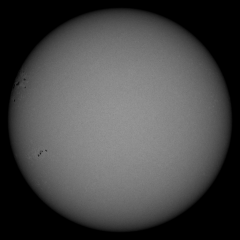 Image of Sun's photosphere