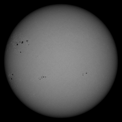 Image of Sun's photosphere