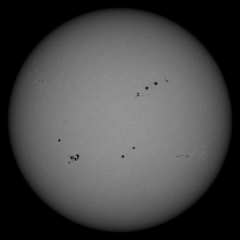 Image of Sun's photosphere