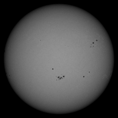 Image of Sun's photosphere