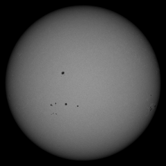 Image of Sun's photosphere