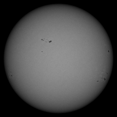 Image of Sun's photosphere