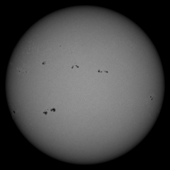 Image of Sun's photosphere