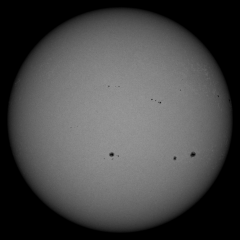 Image of Sun's photosphere