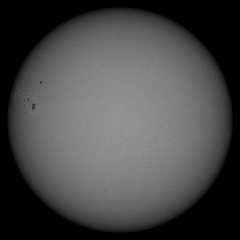 Image of Sun's photosphere