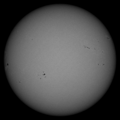 Image of Sun's photosphere