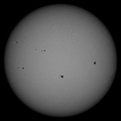 Image of Sun's photosphere