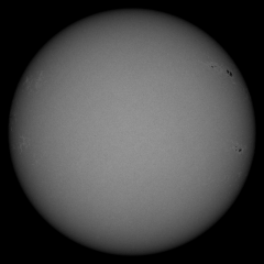 Image of Sun's photosphere