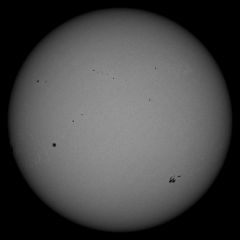 Image of Sun's photosphere