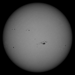 Image of Sun's photosphere