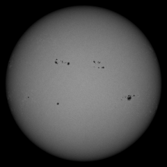 Image of Sun's photosphere