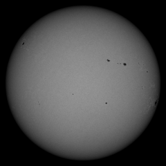 Image of Sun's photosphere