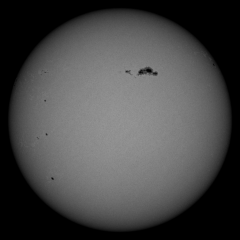 Image of Sun's photosphere