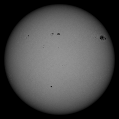 Image of Sun's photosphere