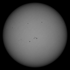 Image of Sun's photosphere