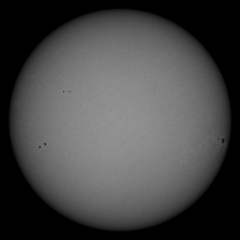 Image of Sun's photosphere