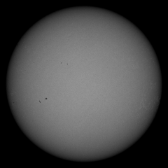 Image of Sun's photosphere