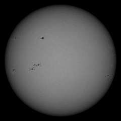 Image of Sun's photosphere