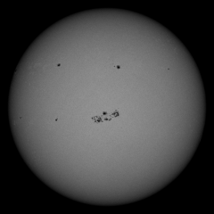 Image of Sun's photosphere