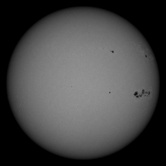 Image of Sun's photosphere