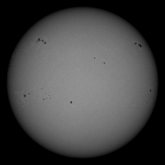 Image of Sun's photosphere