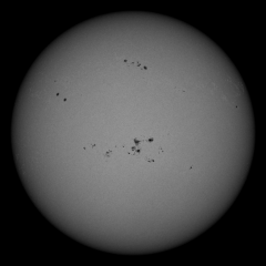 Image of Sun's photosphere