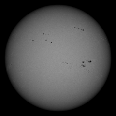 Image of Sun's photosphere