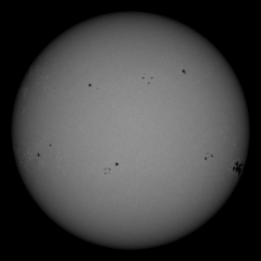 Image of Sun's photosphere