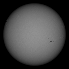 Image of Sun's photosphere