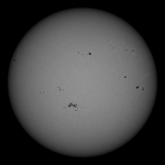 Image of Sun's photosphere