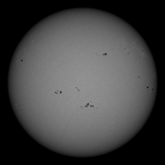 Image of Sun's photosphere