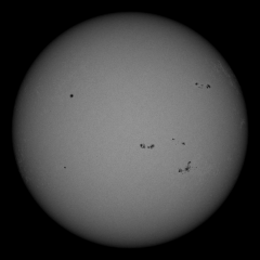 Image of Sun's photosphere