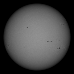 Image of Sun's photosphere