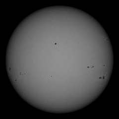 Image of Sun's photosphere