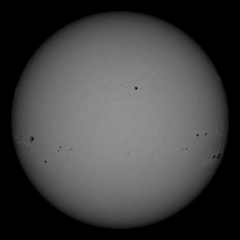 Image of Sun's photosphere