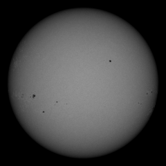 Image of Sun's photosphere