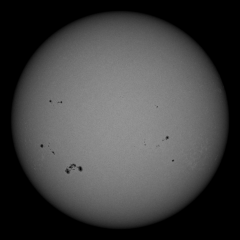 Image of Sun's photosphere